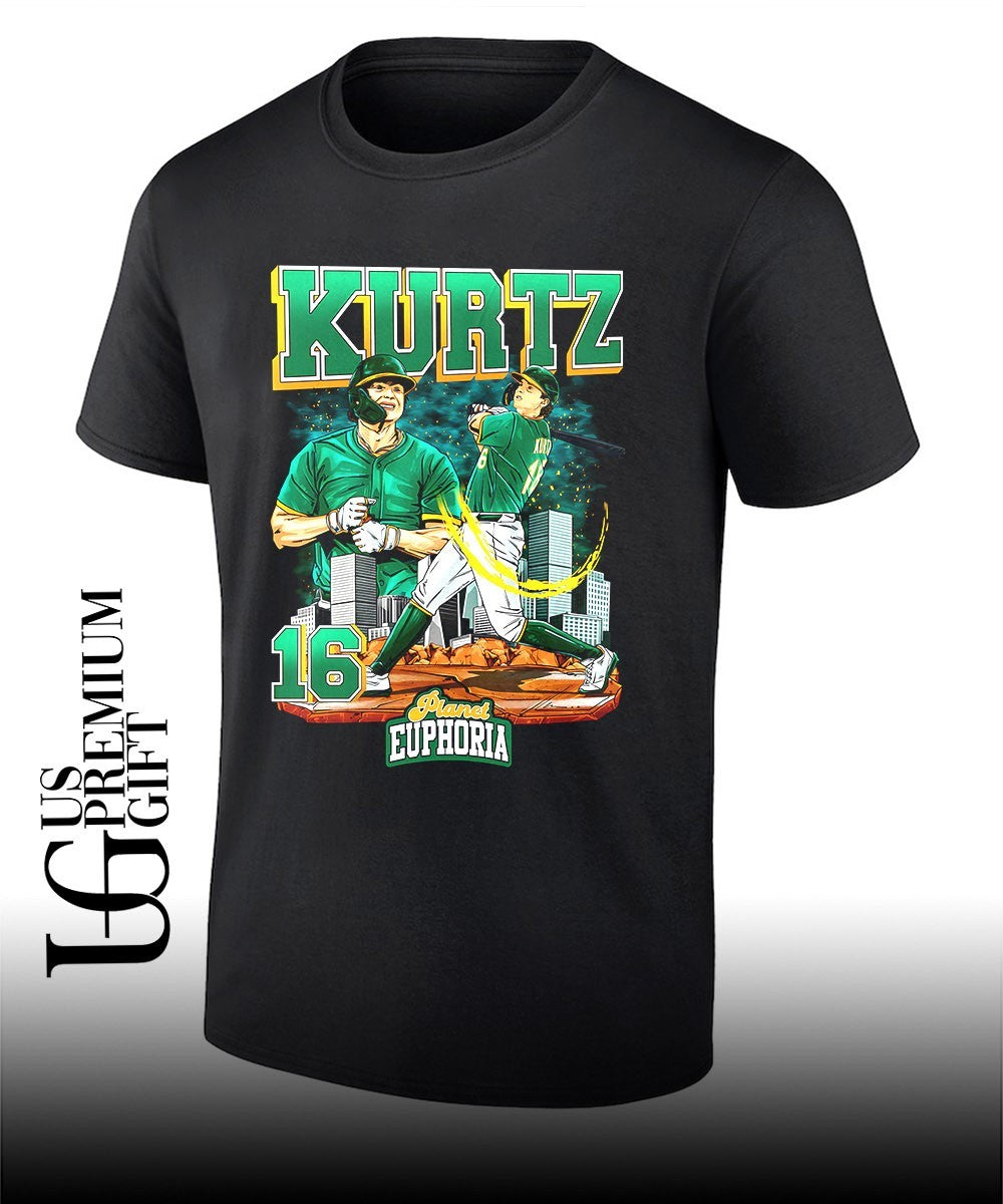 Nick Kurtz Athletics baseball Planet Euphoria shirt