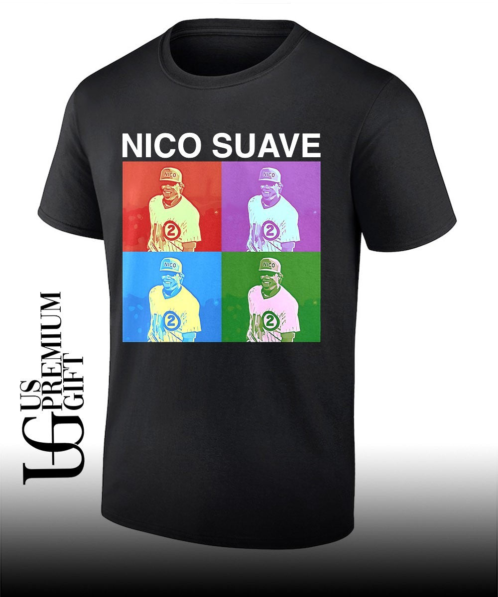 Nico Hoerner Nico Suave Chicago Cubs baseball shirt