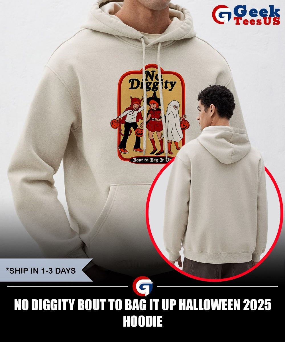 No Diggity bout to bag it up Halloween 2025 shirt