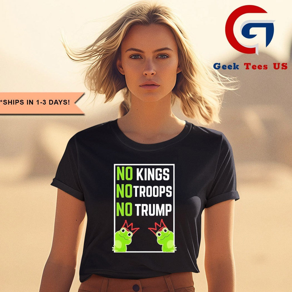 No Kings No Troops No Trmp Portland Frog shirt