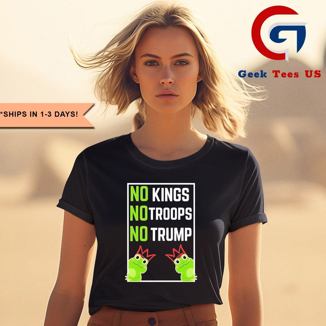 No Kings No Troops No Trmp Portland Frog shirt