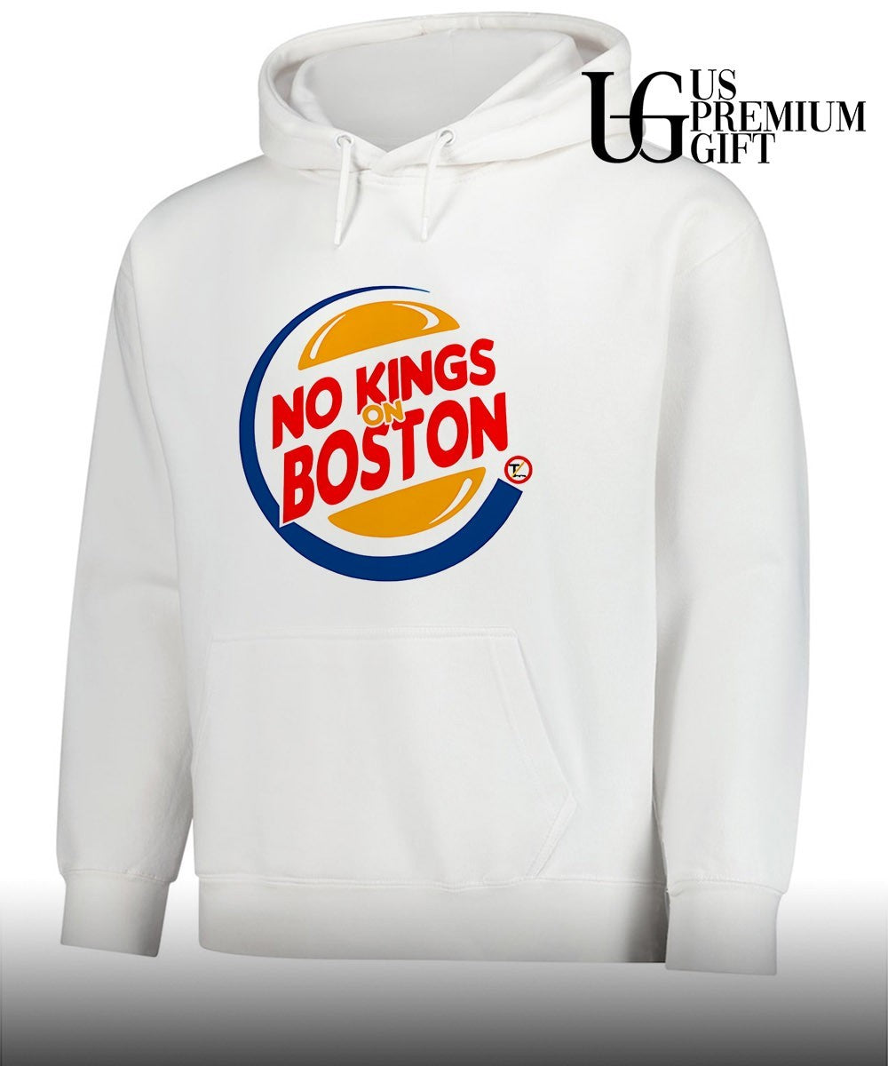 No Kings Rally on Boston logo shirt