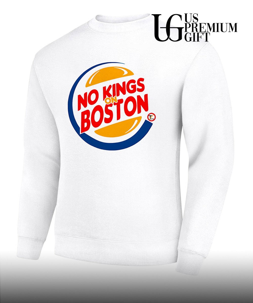 No Kings Rally on Boston logo shirt