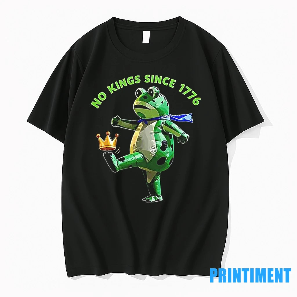 No Kings Since 1776 Portland Frog Protest Resist Tshirts Sweater