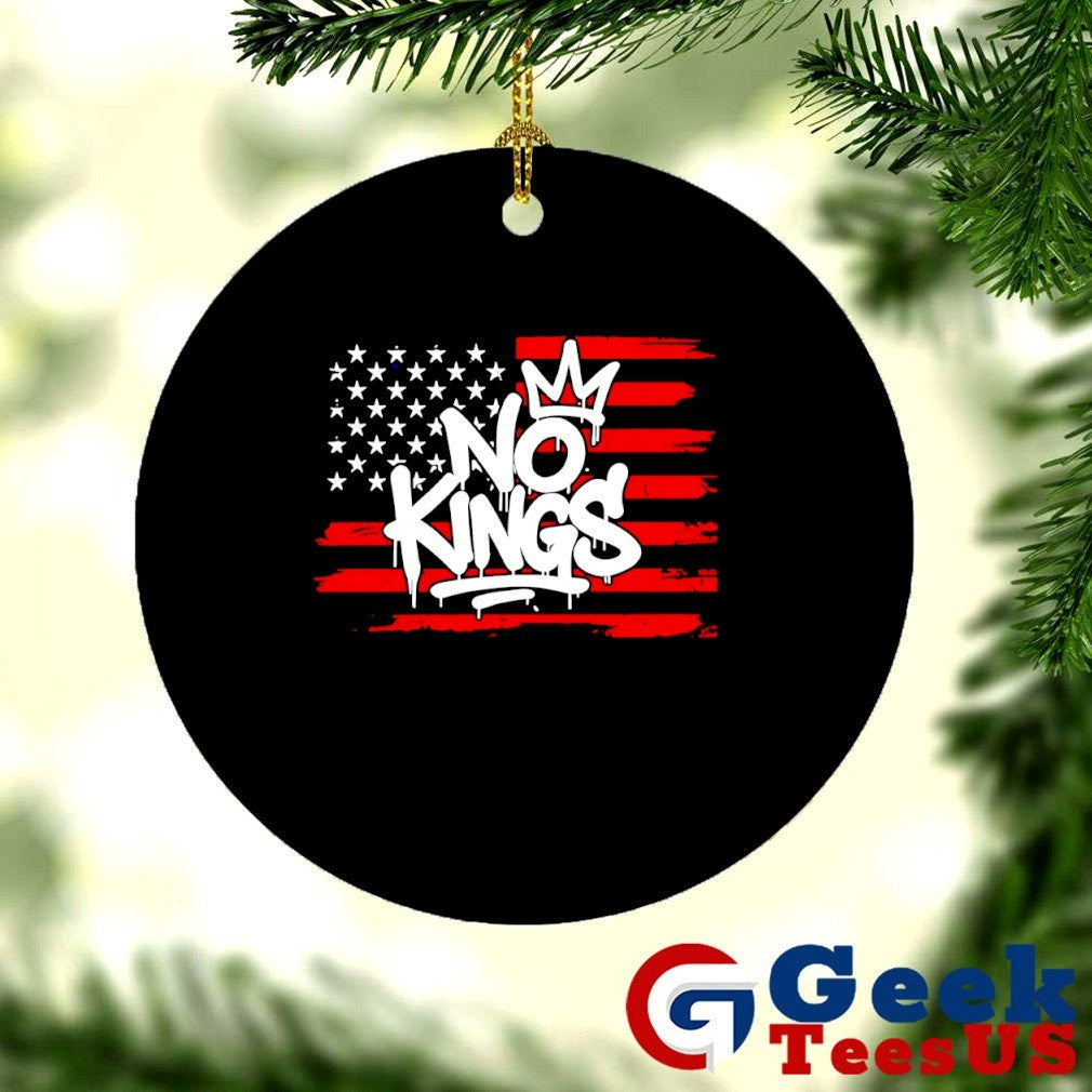 No Kings USA flag shirt