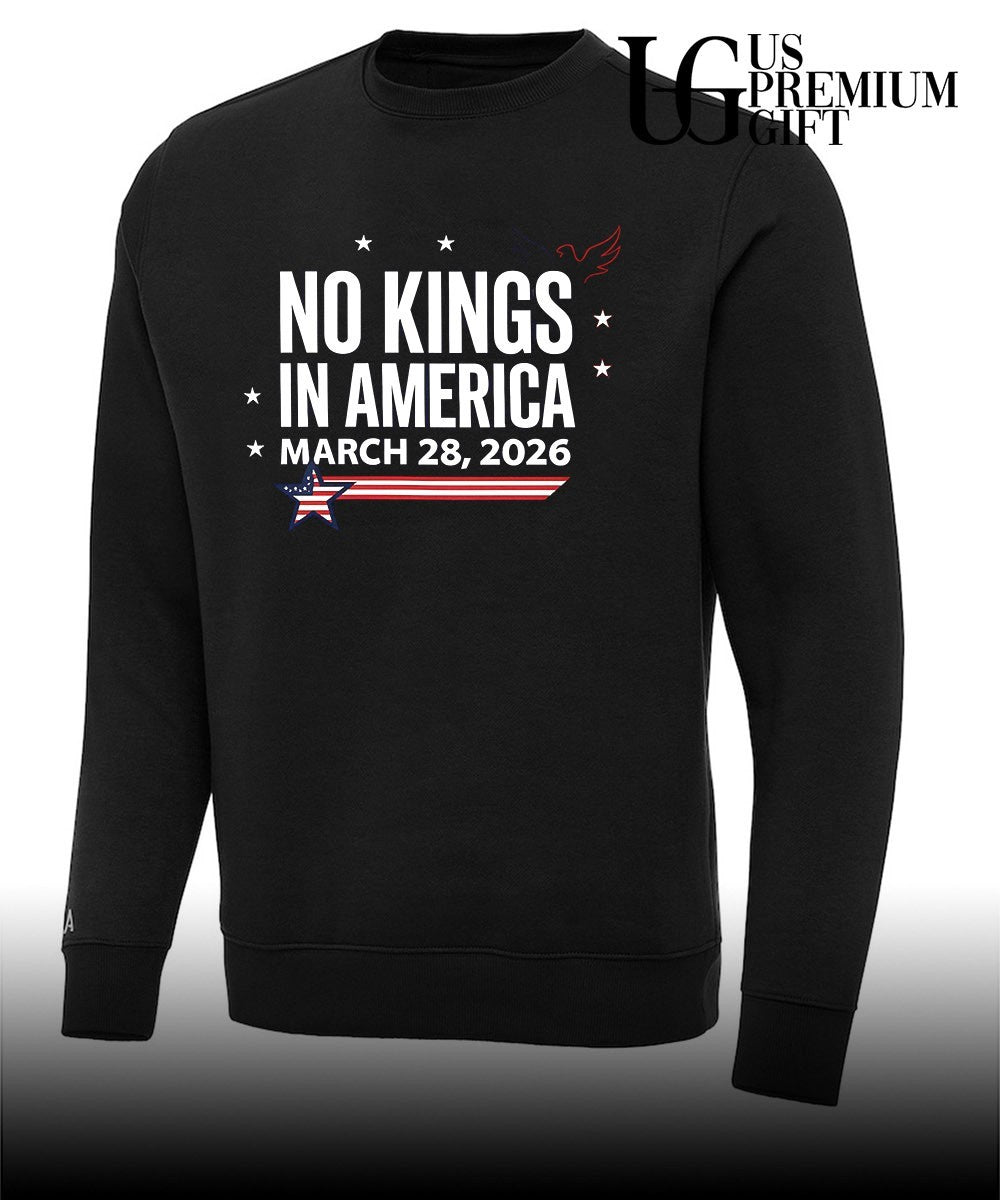 No Kings in America 2026 March 28 Protest shirt
