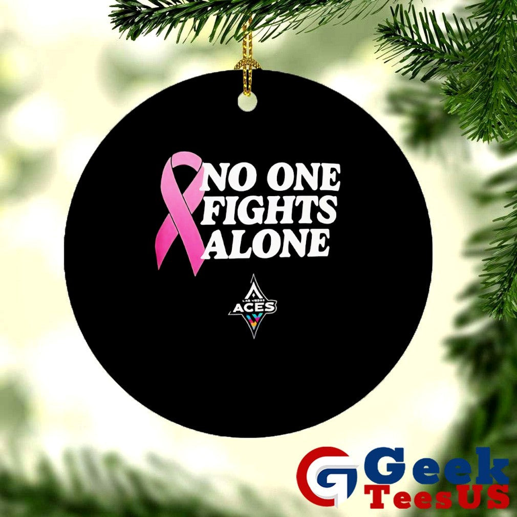 No One Fights Alone Las Vegas Aces logo shirt