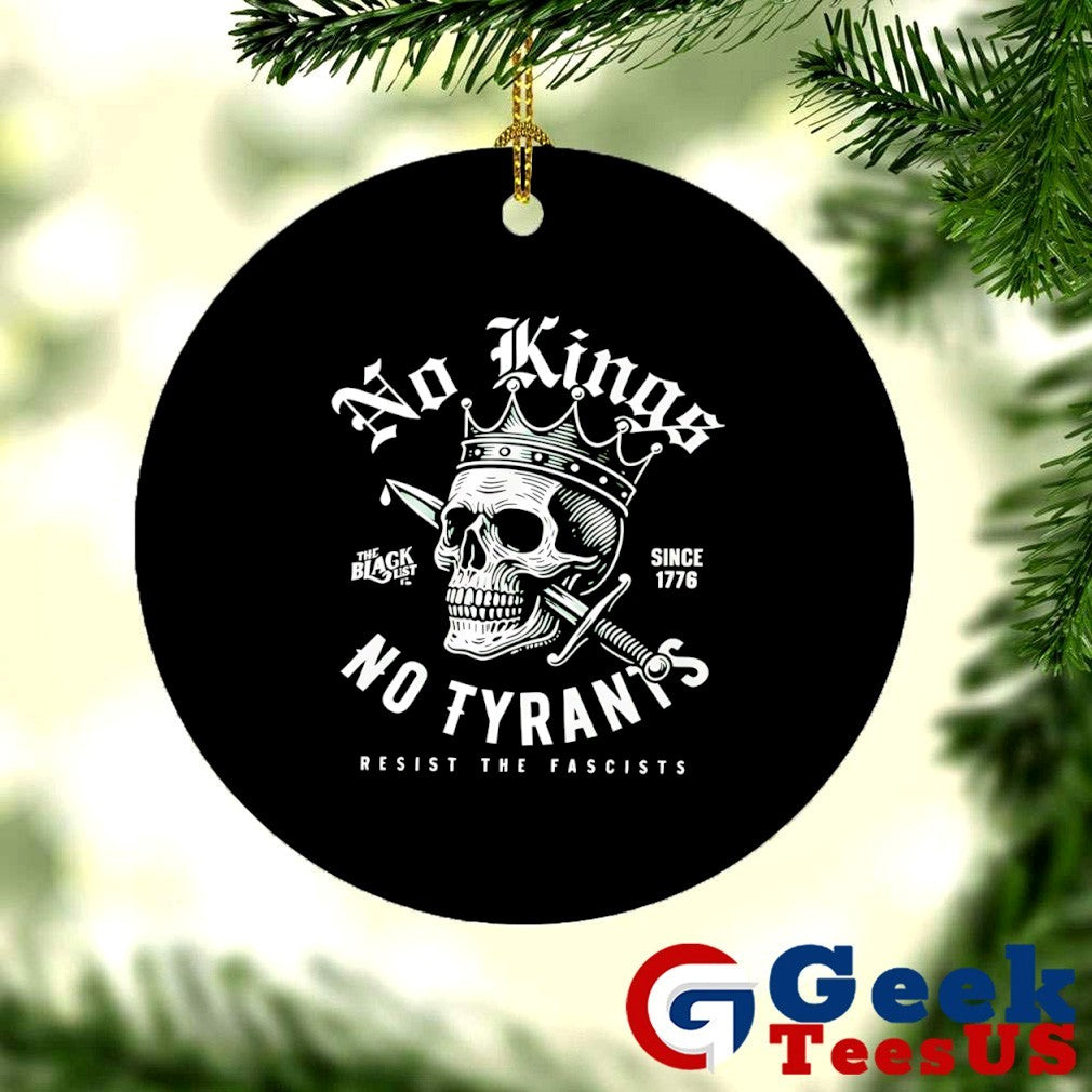 No kings no tyrants skull protest resist the fascists since 1776 shirt