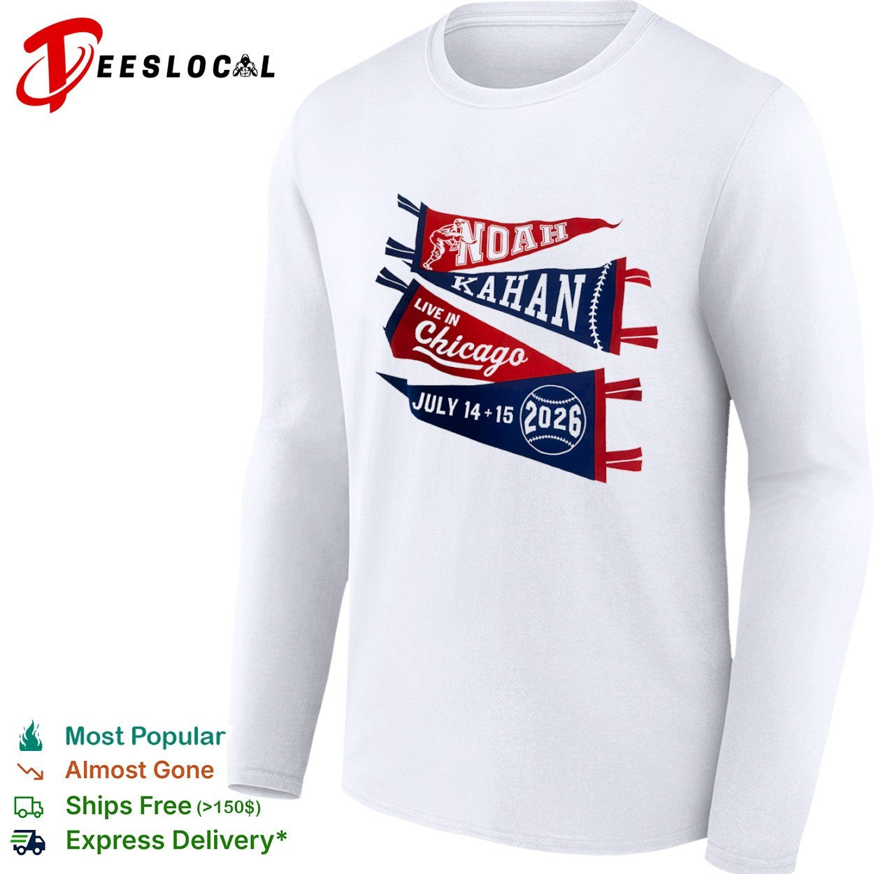 Noah Kahan Live in Chicago July 14 and 15 2026 shirt