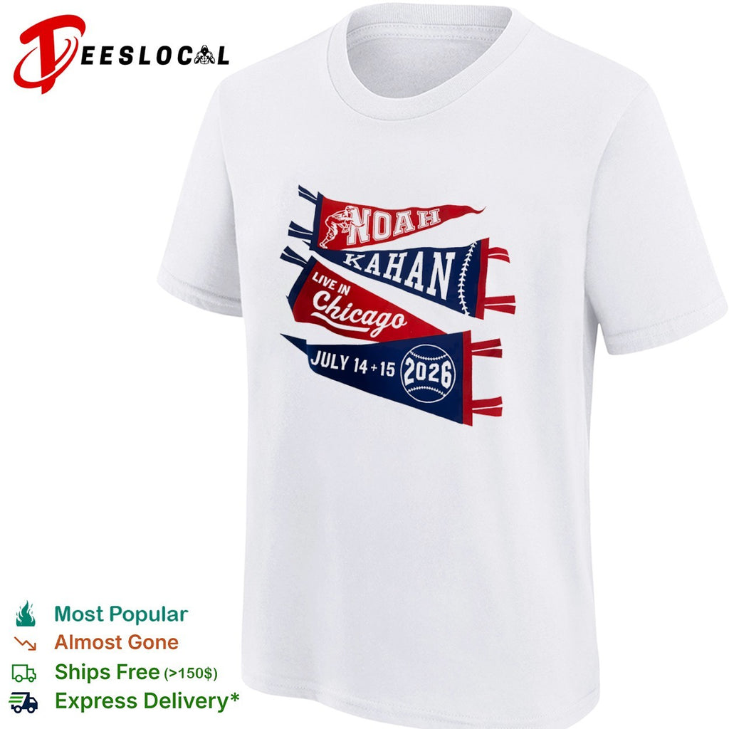 Noah Kahan Live in Chicago July 14 and 15 2026 shirt