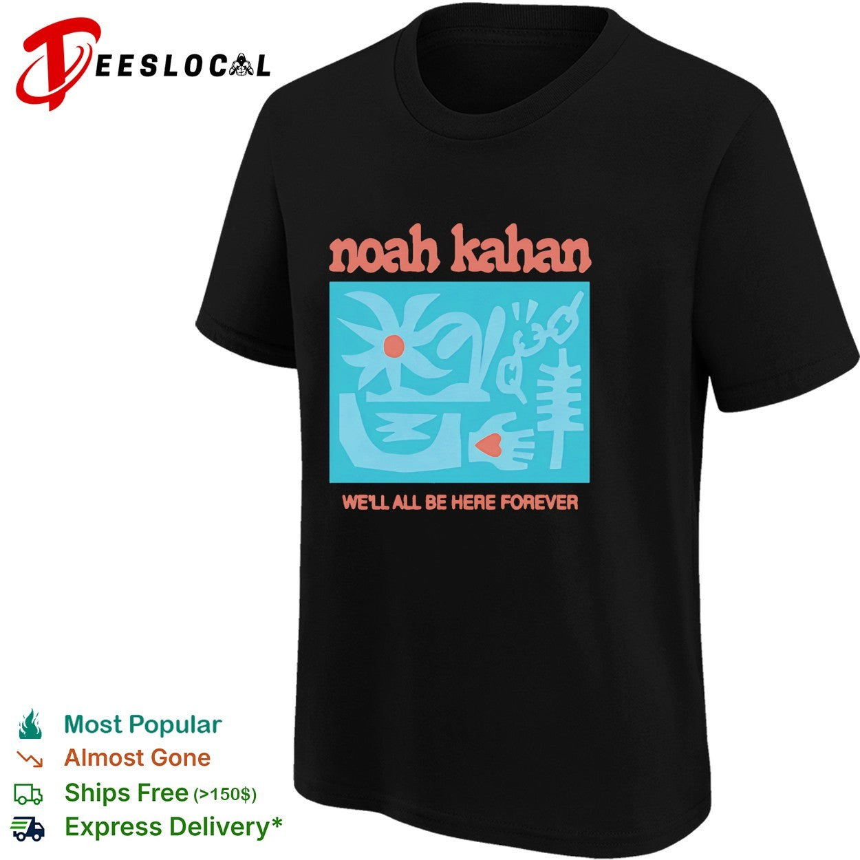 Noah Kahan we’ll all be here forever abstract shirt