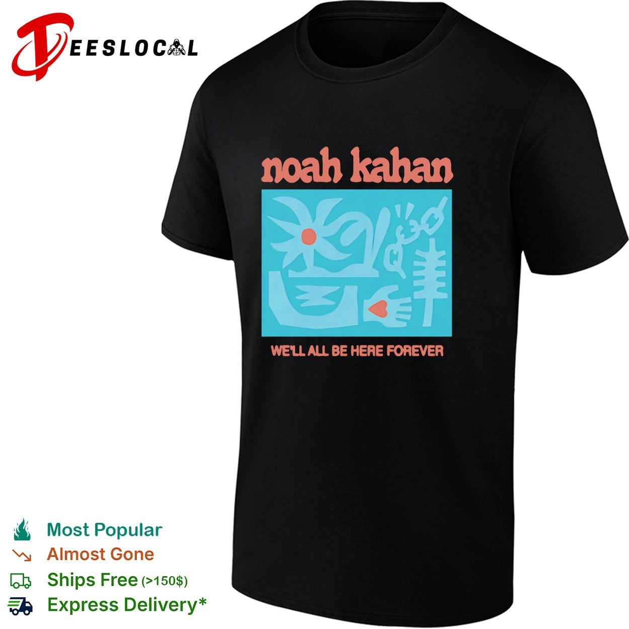 Noah Kahan we’ll all be here forever abstract shirt