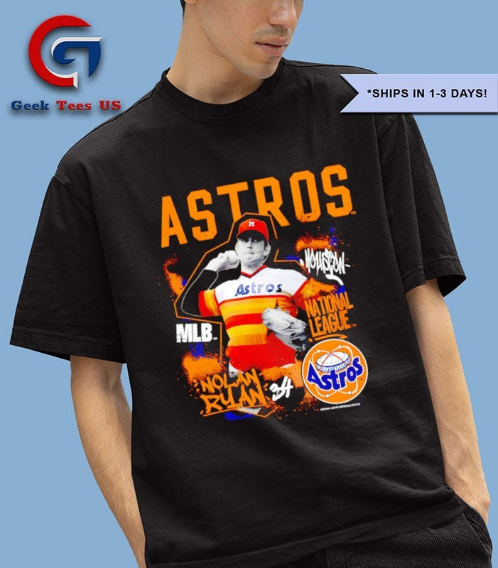Nolan Ryan Houston Astros National League Cooperstown Star Moment shirt