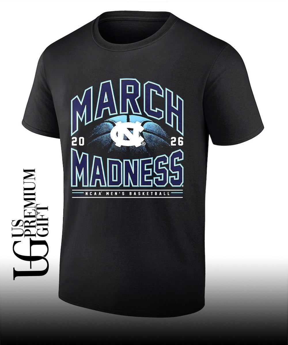 North Carolina Tar Heels Men’s basketball 2025-2026 NCAA March Madness shirt