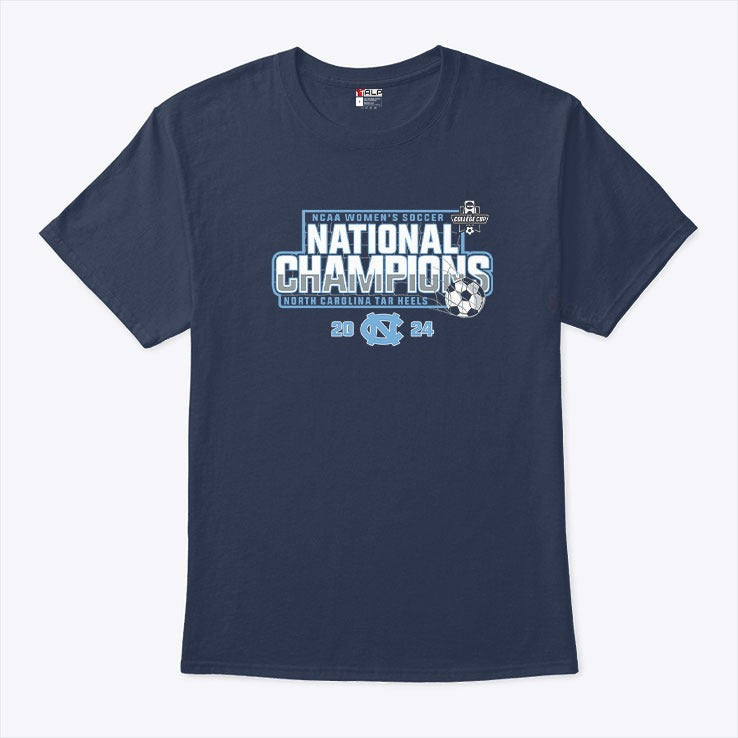 North Carolina Tar Heels NCAA Women’s Soccer National Champions 2024 Shirt