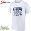 North Carolina Tar Heels Rameses mascot 1980 Bluebonnet Bowl champs shirt