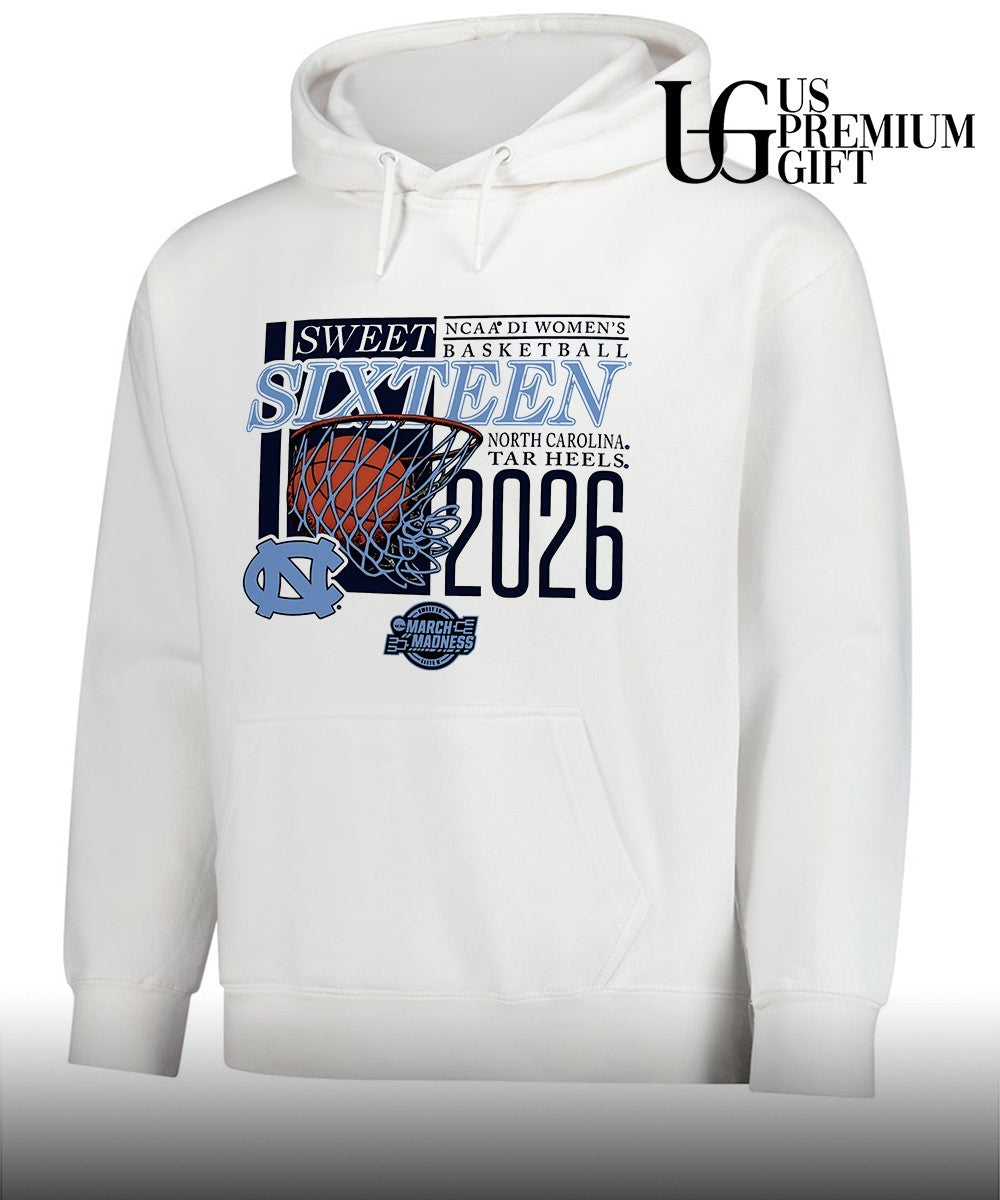 North Carolina Tar Heels Sweet Sixteen NCAA 2026 Division 1 Women’s basketball March Madness shirt