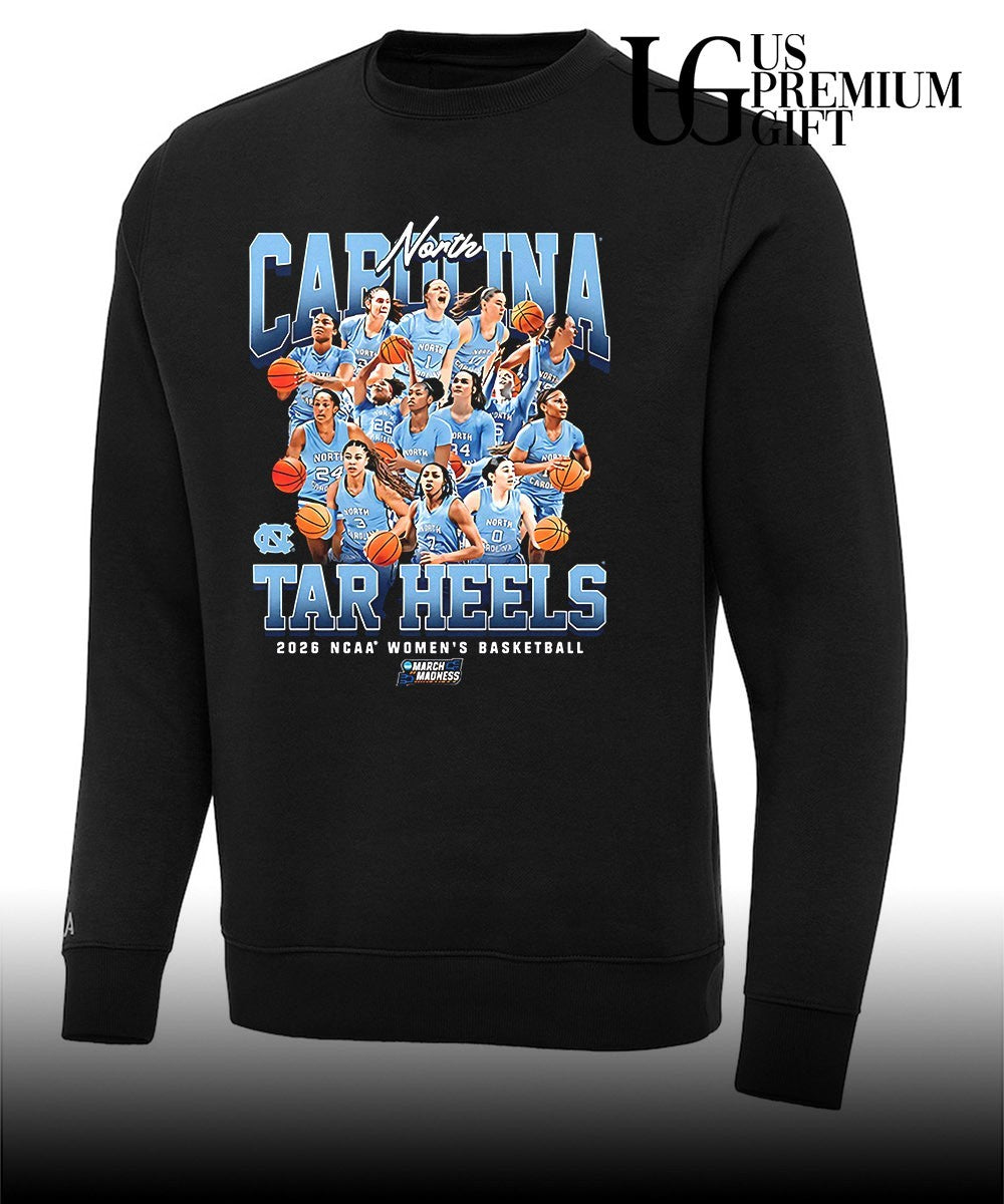North Carolina Tar Heels women’s basketball NCAA March Madness 2026 shirt