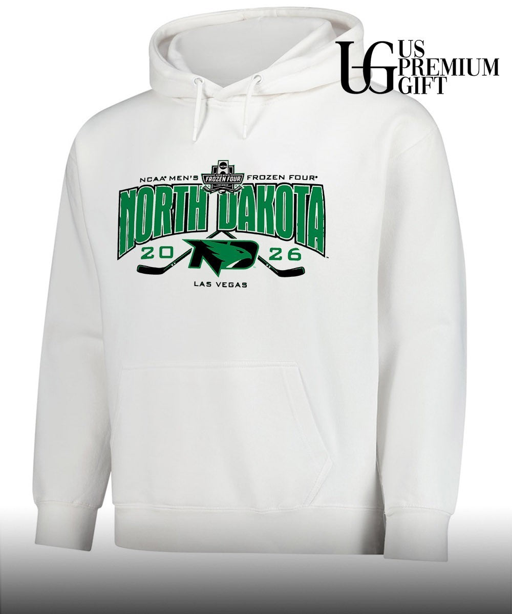 North Dakota Fighting Hawks NCAA Men’s Frozen Four 2026 Las Vegas shirt