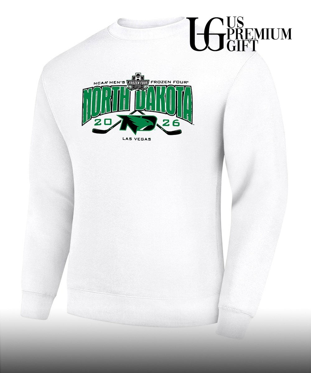 North Dakota Fighting Hawks NCAA Men’s Frozen Four 2026 Las Vegas shirt