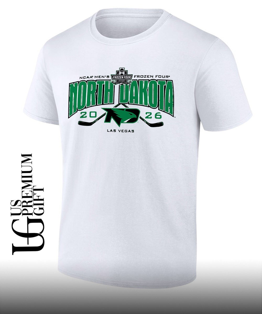 North Dakota Fighting Hawks NCAA Men’s Frozen Four 2026 Las Vegas shirt