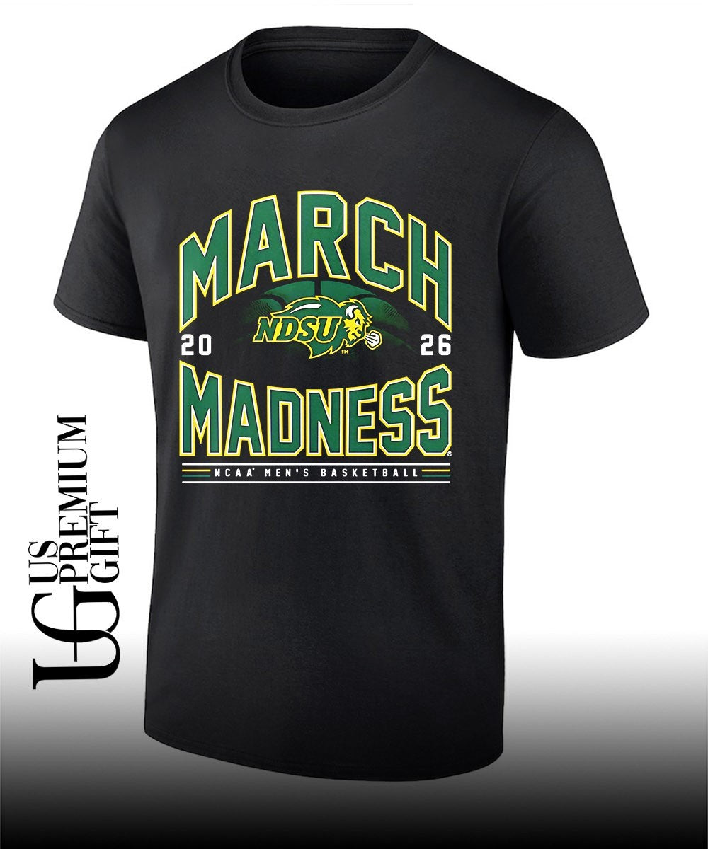 North Dakota State Bison Men’s basketball 2026 NCAA March Madness shirt