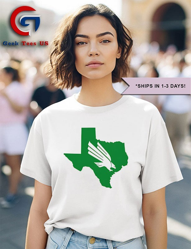 North Texas Mean Green Texas diving shirt
