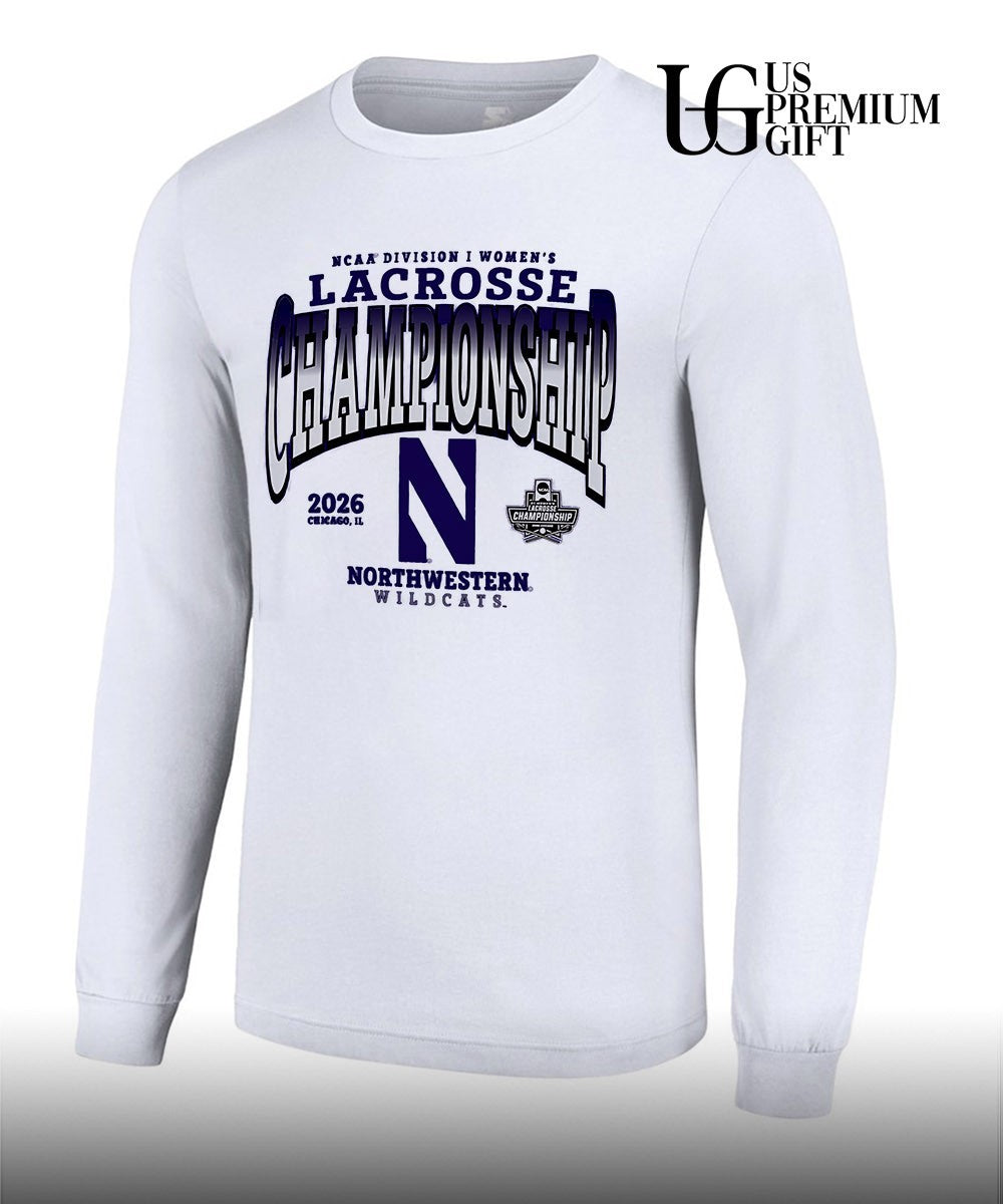 Northwestern Wildcats NCAA Division I Women’s Lacrosse Championship 2026 shirt
