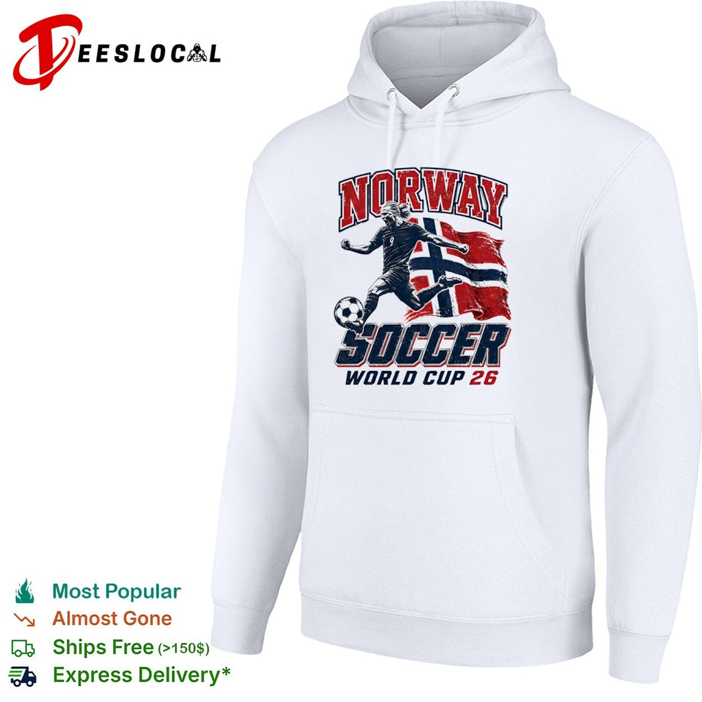 Norway Soccer World Cup 26 Distressed shirt
