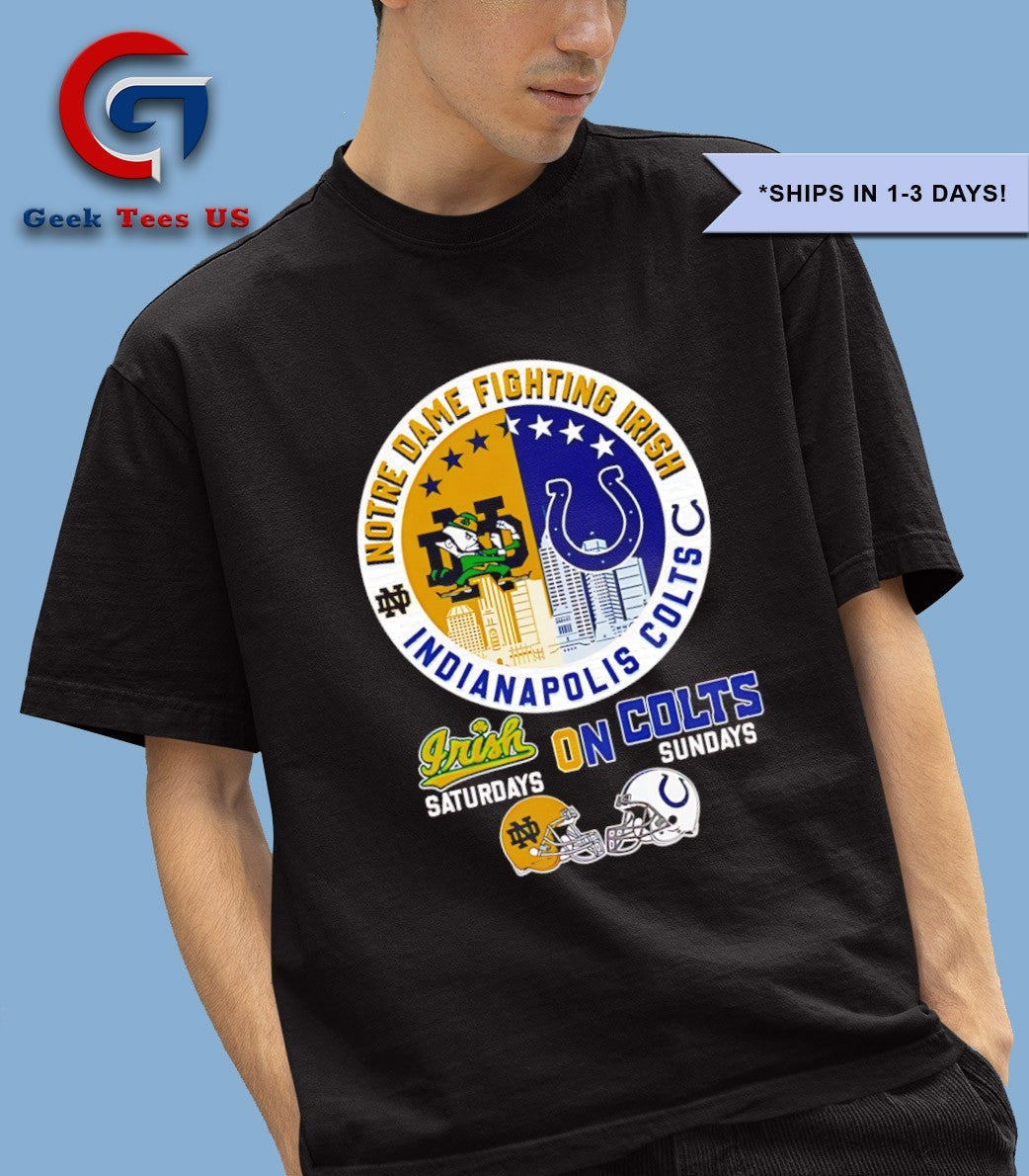 Notre Dame On Saturdays Colts On Sundays shirt