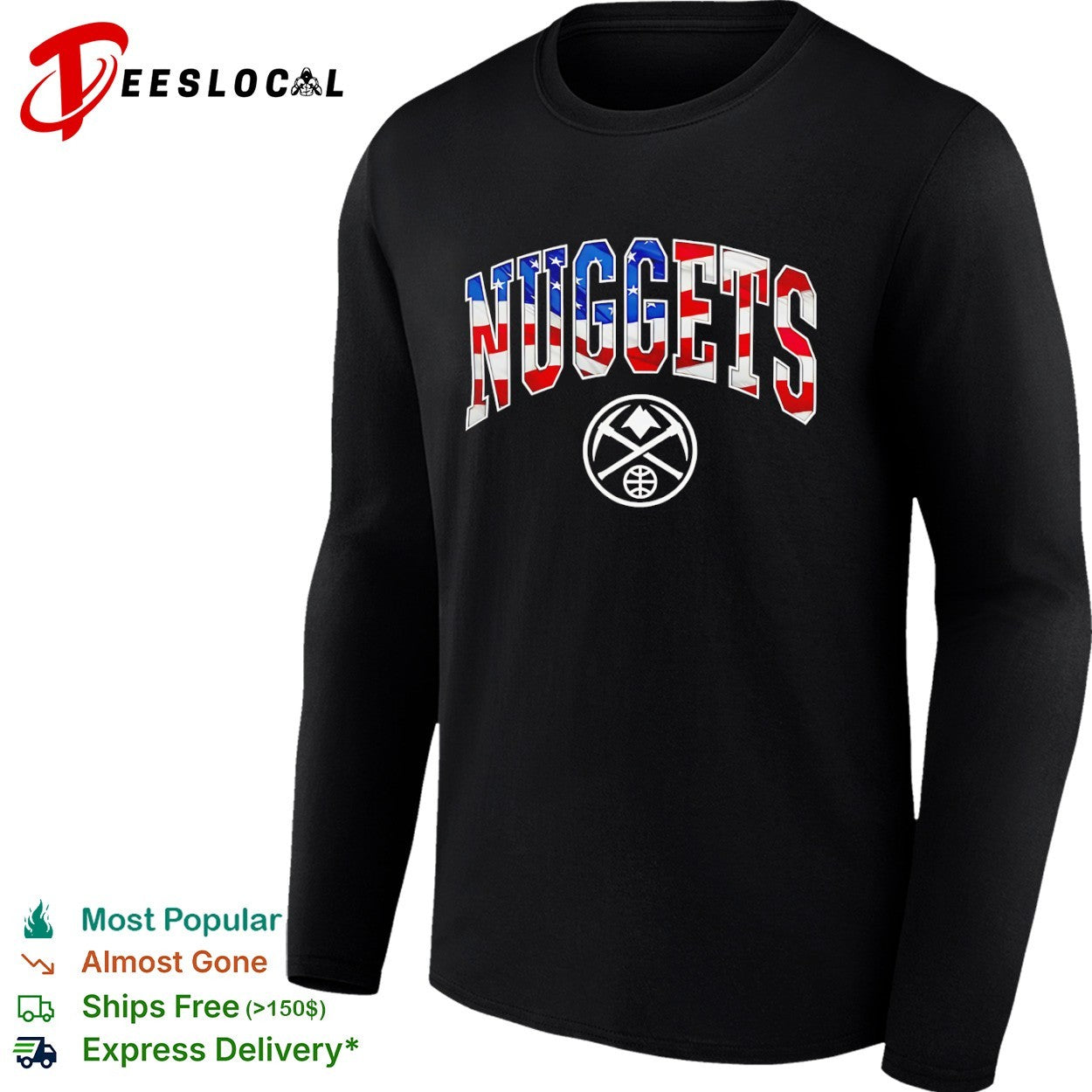 Nuggets Denver Nuggets American Flag shirt