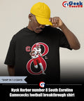 Nyck Harbor number 8 South Carolina Gamecocks football breakthrough shirt