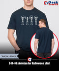 O-H-I-O skeleton for Halloween shirt