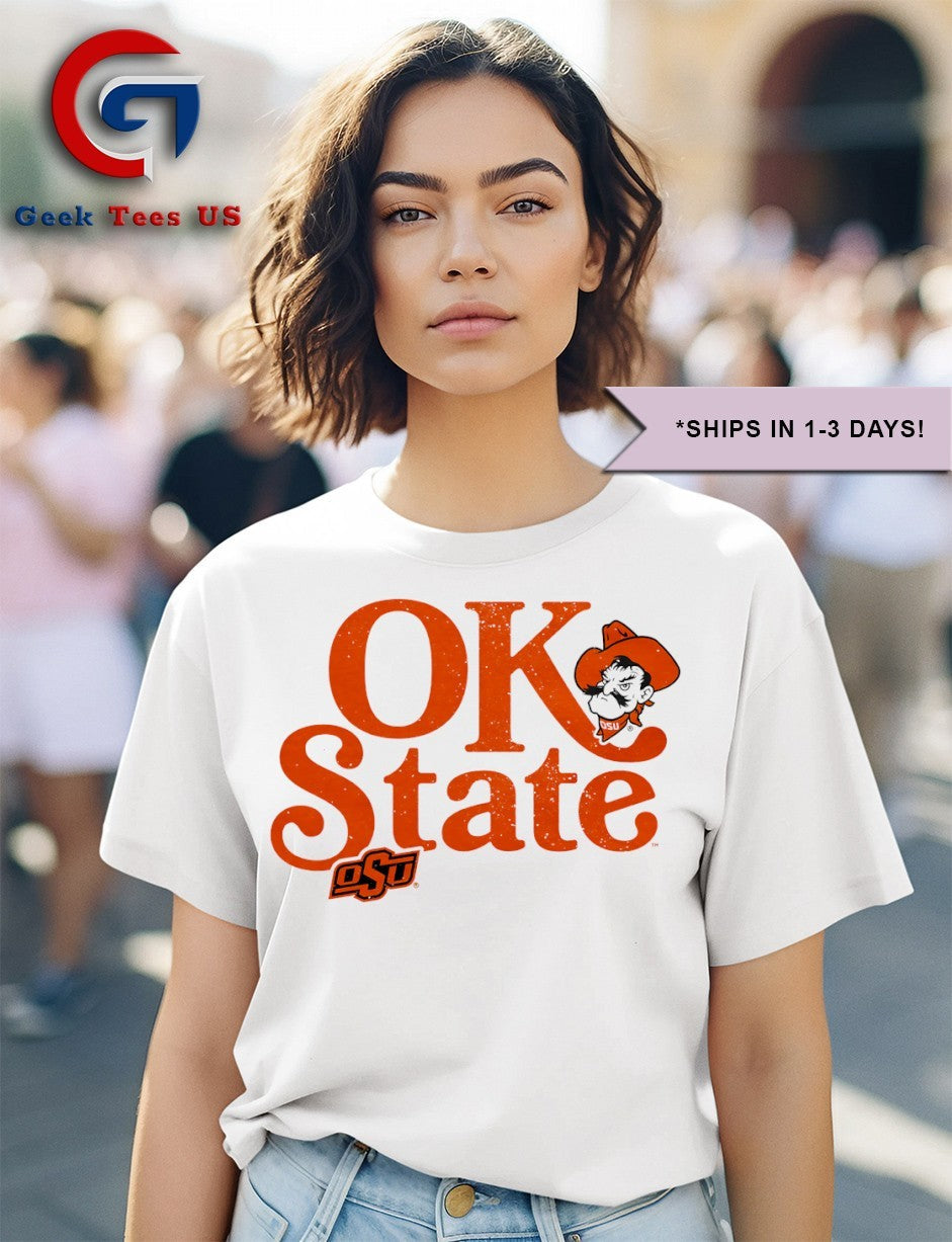 OK State Oklahoma State Cowboys football logo shirt