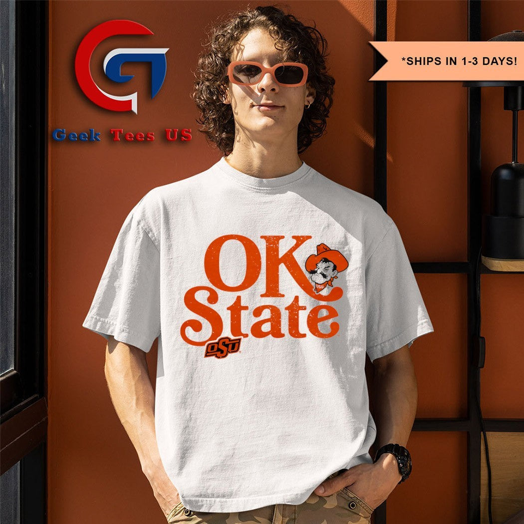 OK State Oklahoma State Cowboys football logo shirt