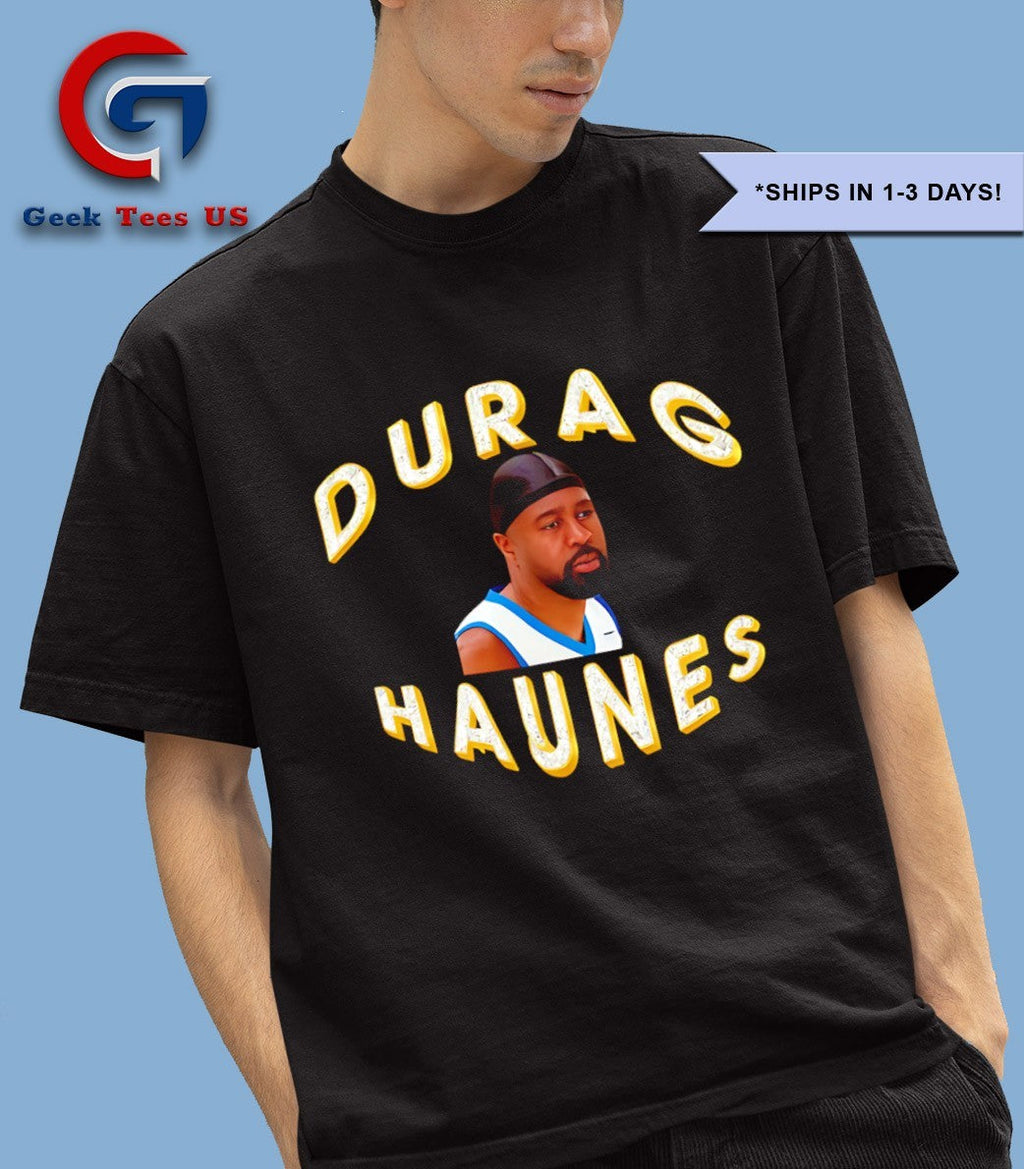 O’Shea with Chris Haynes Durag Haynes shirt