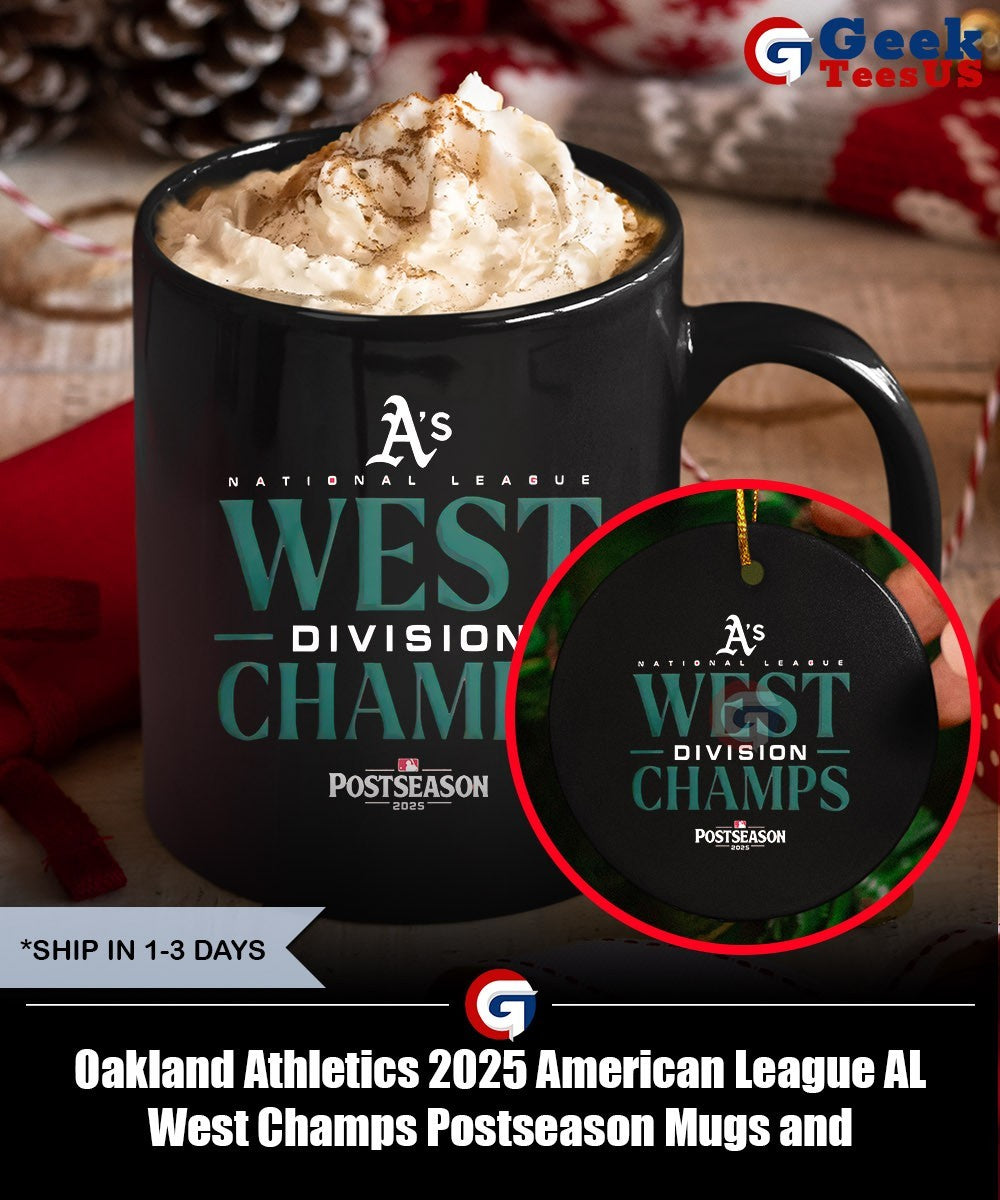 Oakland Athletics 2025 American League AL West Champs Postseason shirt