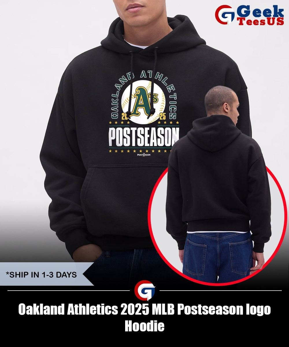Oakland Athletics 2025 MLB Postseason logo shirt