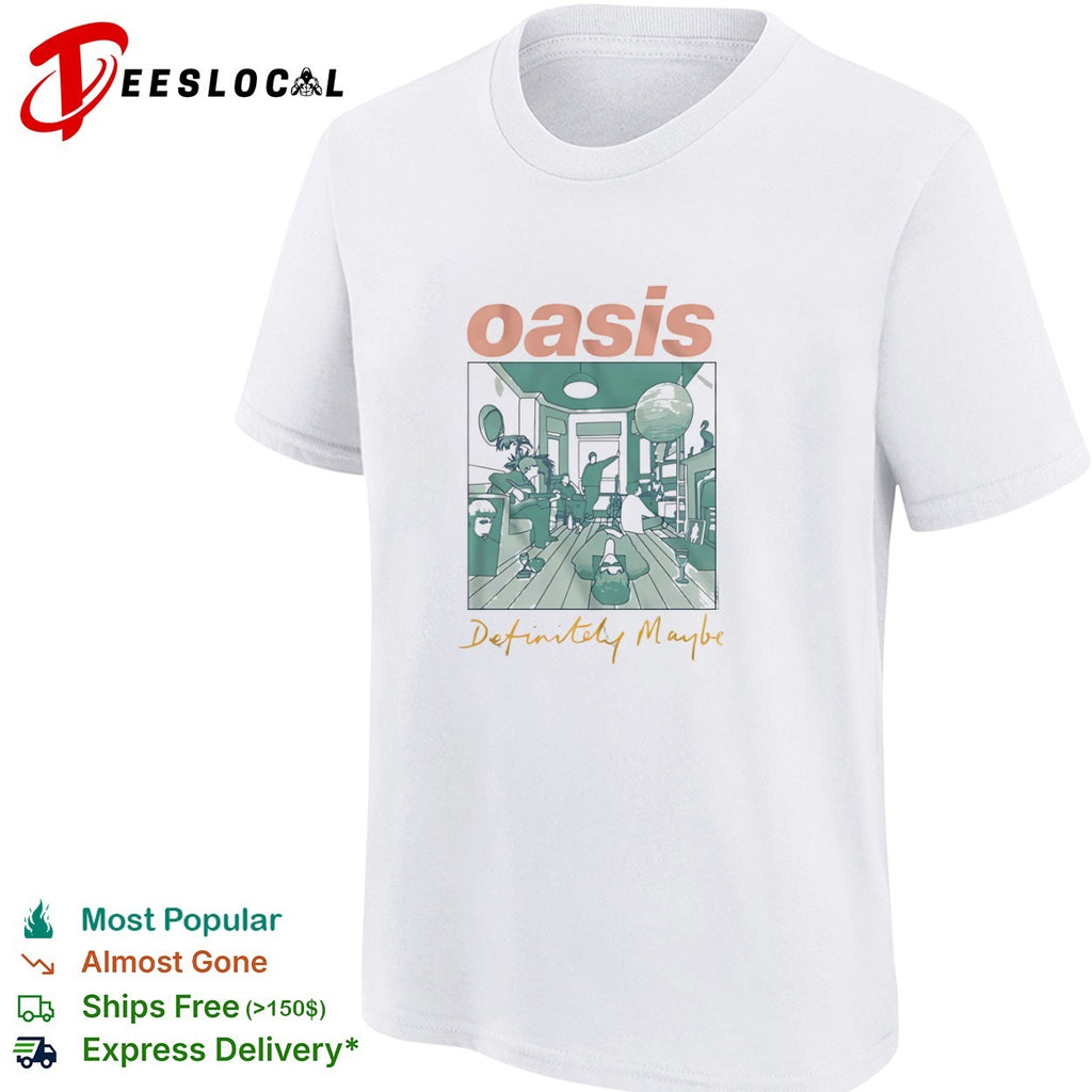 Oasis Definitely Maybe album shirt