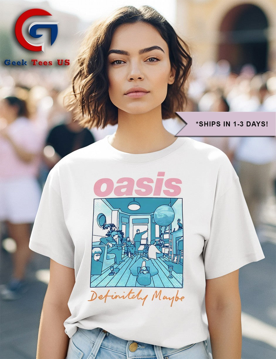 Oasis Definitely Maybe photo T-shirt