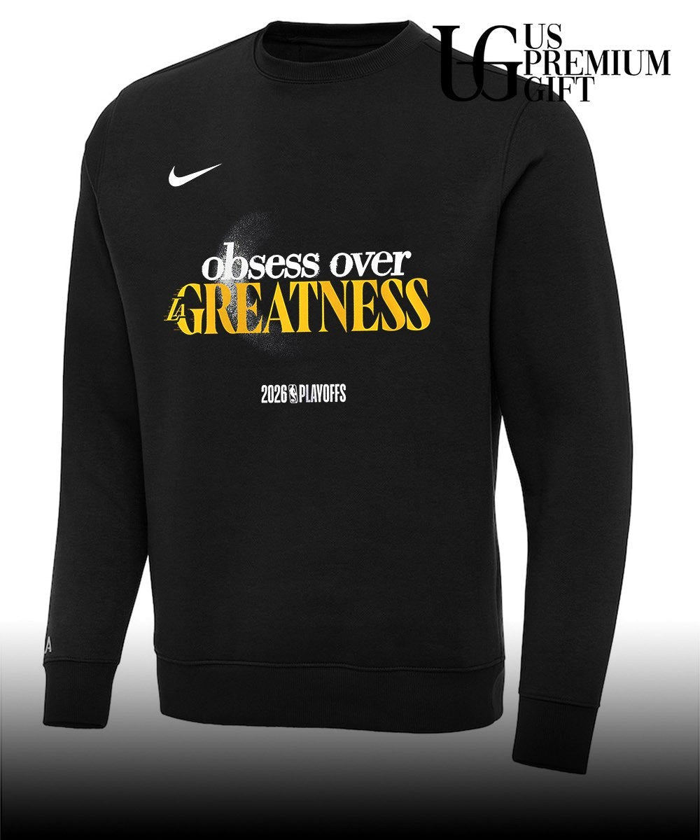 Obsess Over Greatness Los Angeles Lakers Basketball 2026 NBA Playoffs Mantra shirt