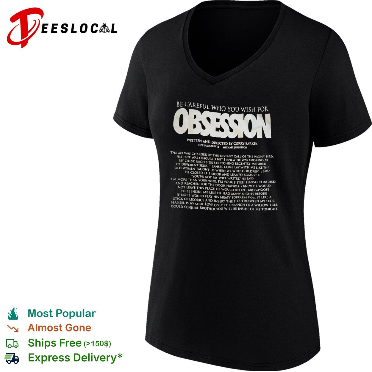 Obsession Written and Directed by Curry Barker shirt