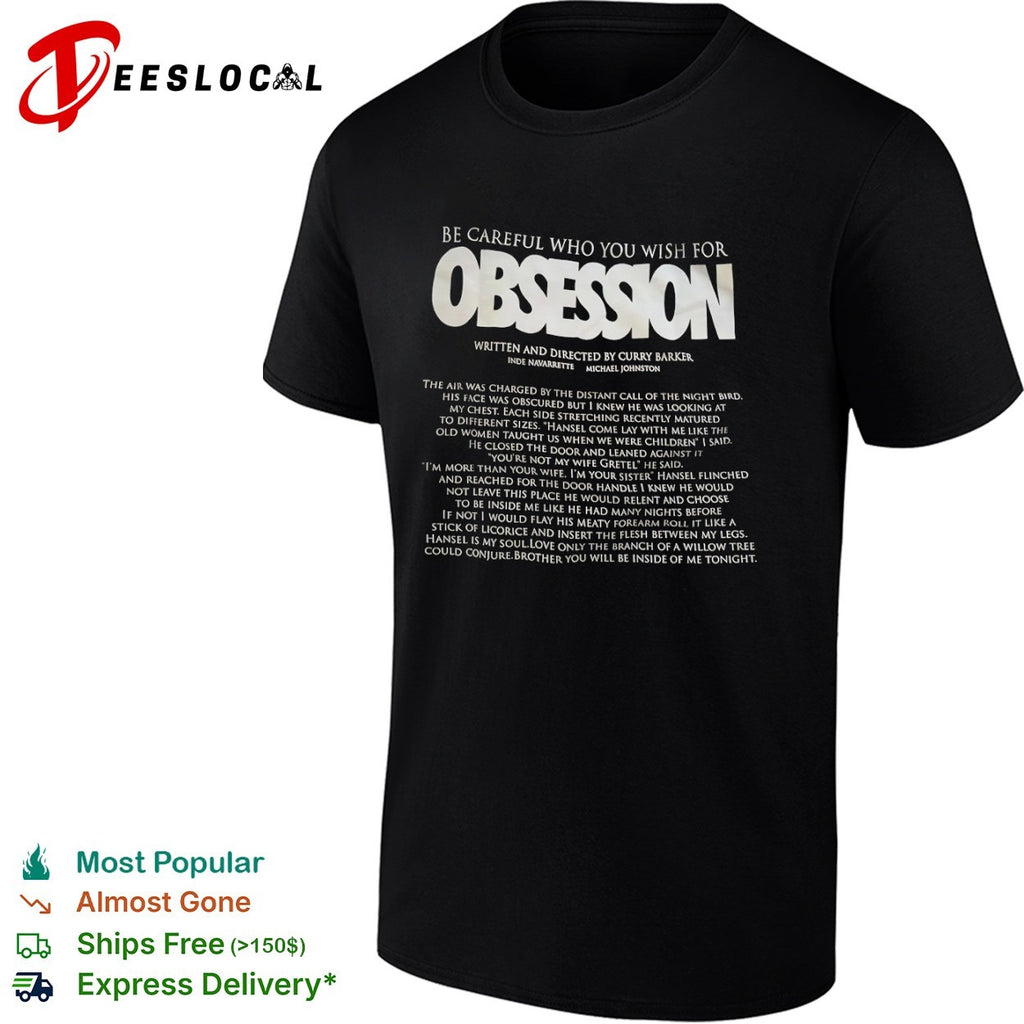 Obsession Written and Directed by Curry Barker shirt
