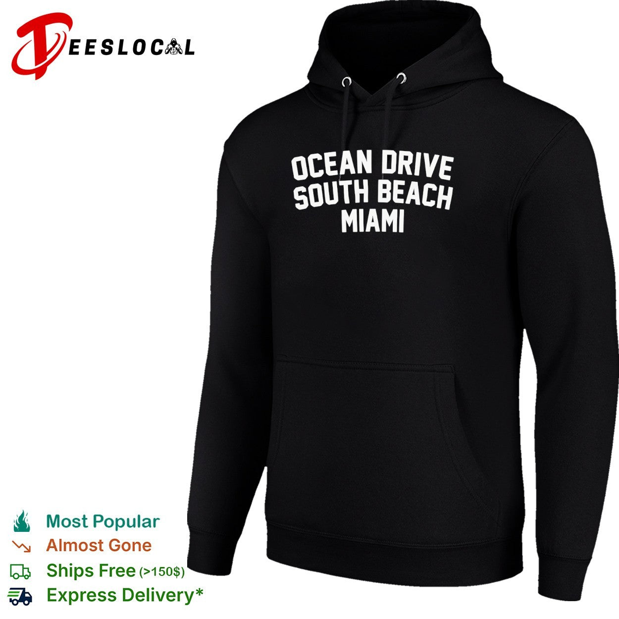 Ocean Drive South Beach Miami Florida Travel shirt