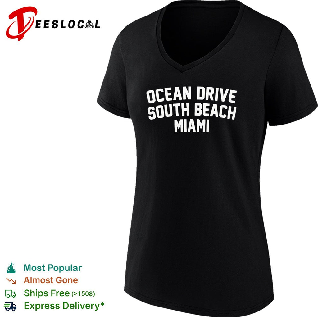 Ocean Drive South Beach Miami Florida Travel shirt