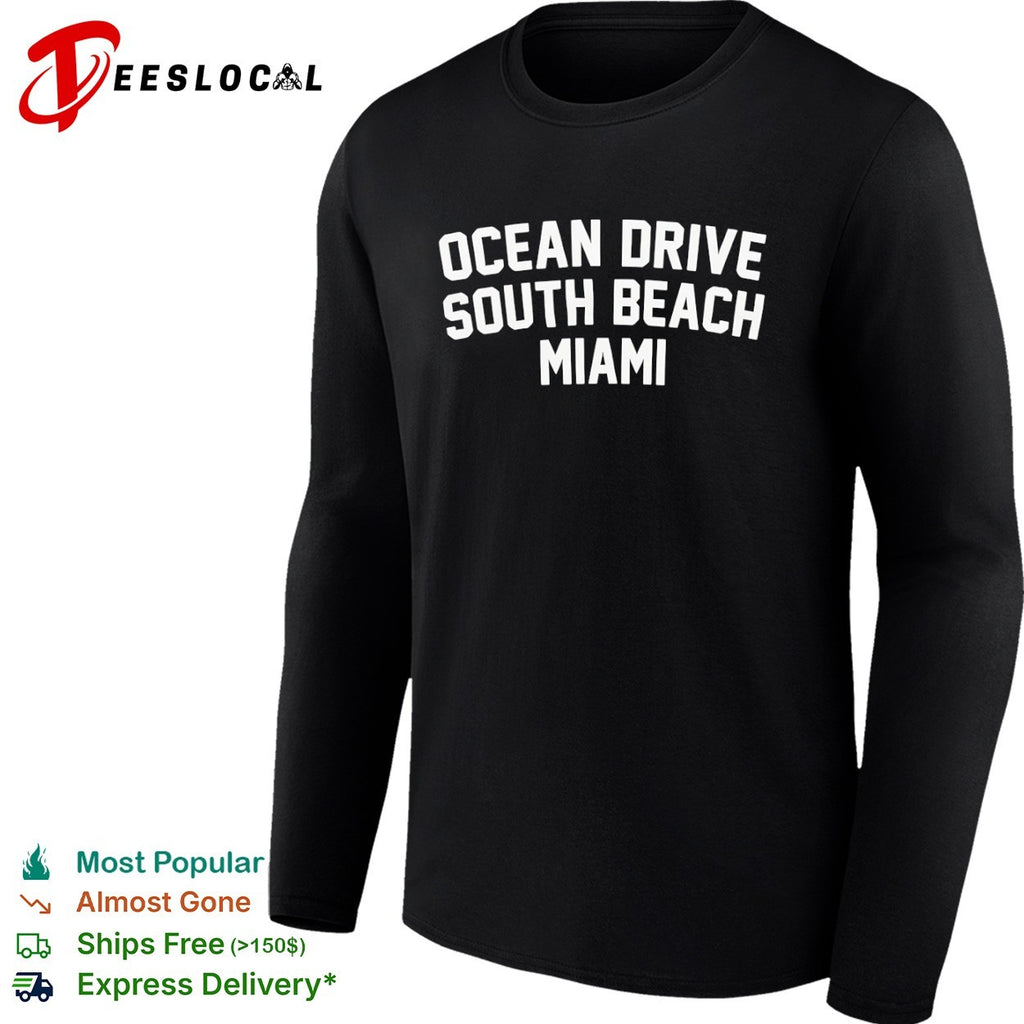 Ocean Drive South Beach Miami Florida Travel shirt