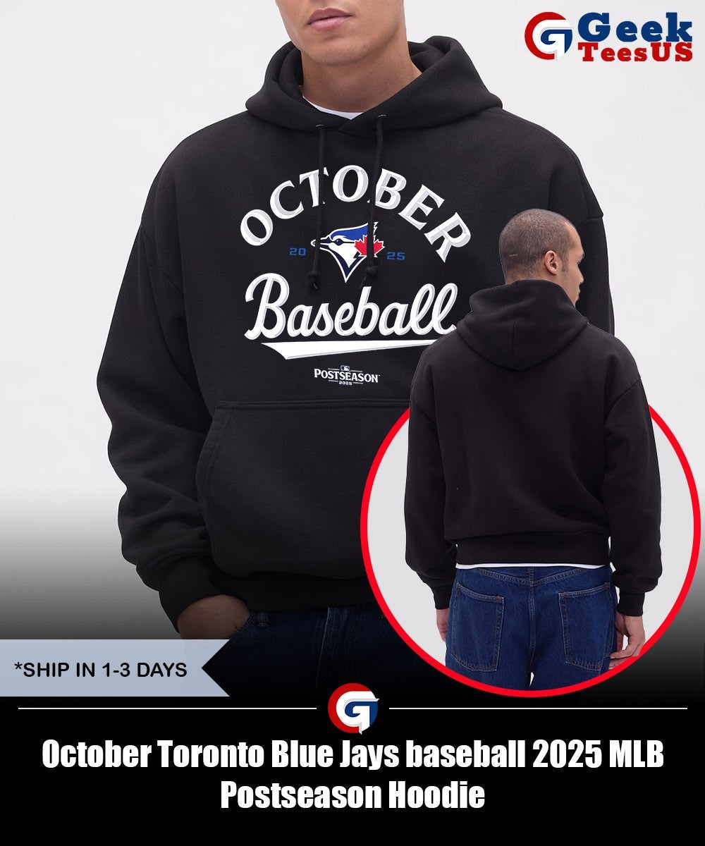 October Toronto Blue Jays baseball 2025 MLB Postseason shirt