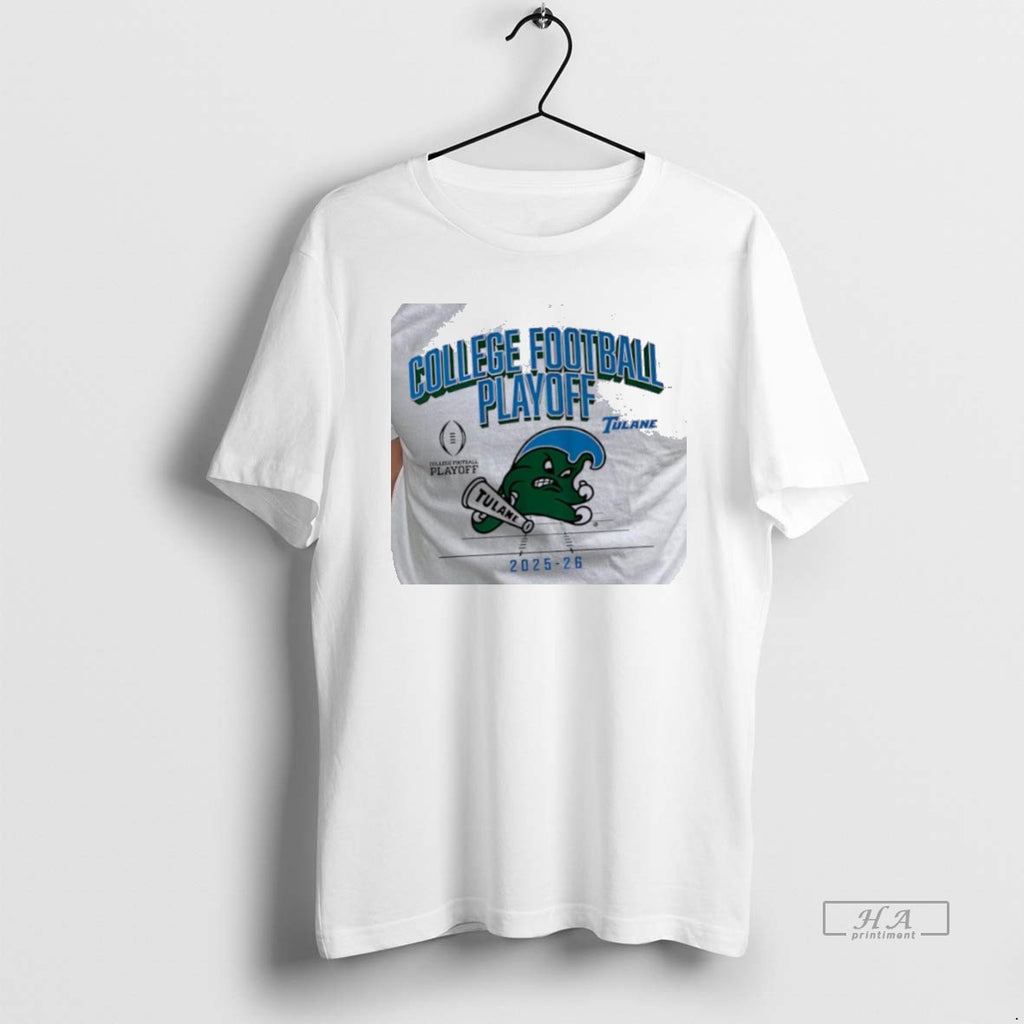 Official 2025 Cfp Mascot Tulane Football White