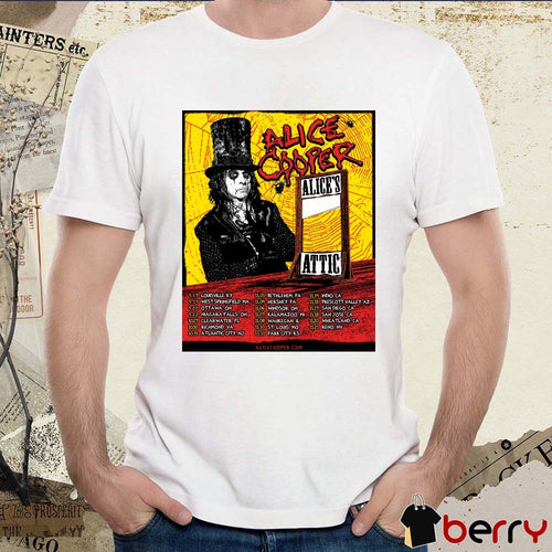 Alice Cooper announces new Fall 2026 Tour Dates Sep 17 – Nov 21 2026 Poster t-shirt