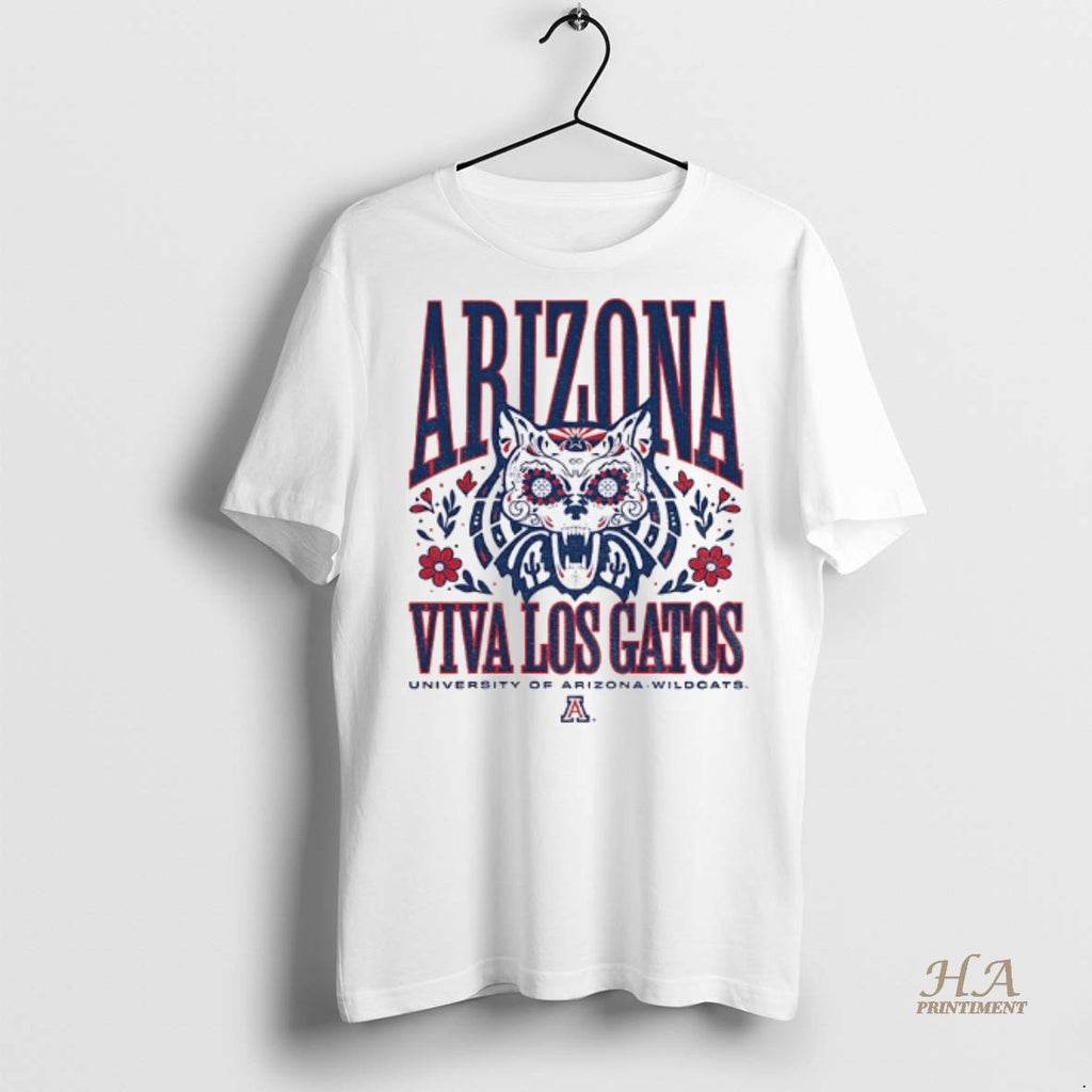Official Arizona Wildcats Viva Los Gatos University Of Arizona Wildcats Football 2025 Shirt